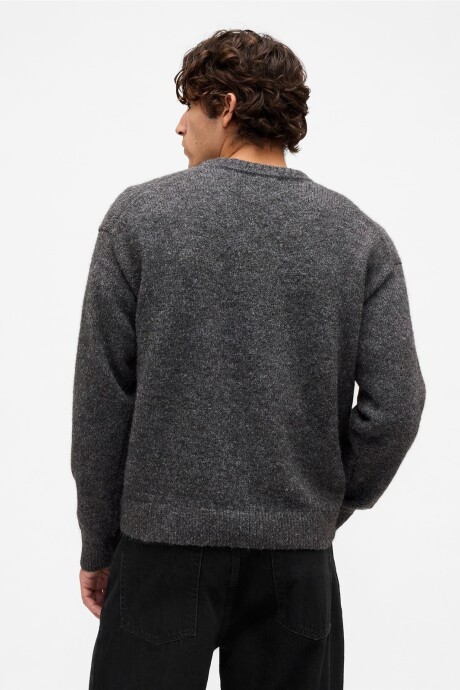 Buzo Brushed Hombre Winter Argyle Lagoon