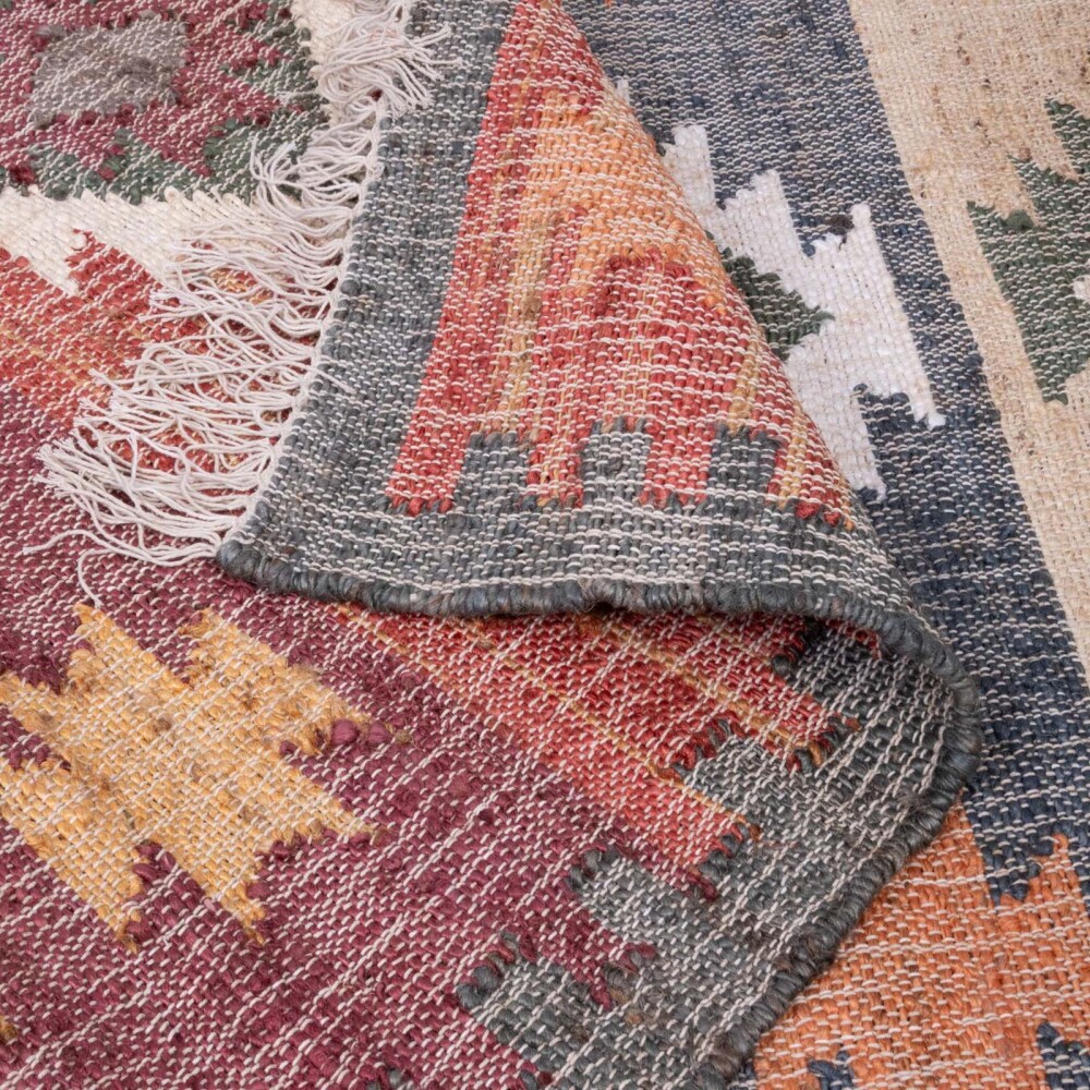 ALFOMBRA YUTE MULTICOLOR PENELOPE