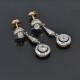 Caravanas oro 18k , brillantes, diamantes Caravanas oro 18k , brillantes, diamantes