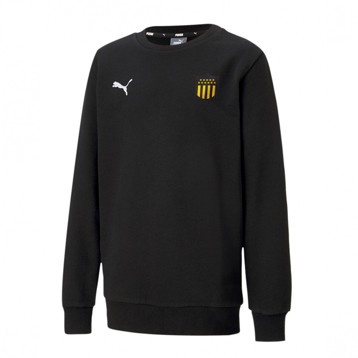 Buzo de Hombre Puma Peñarol Cas Crew Neck Sweat Puma - Negro 