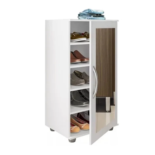 Zapatera / Puerta con espejo BLANCO