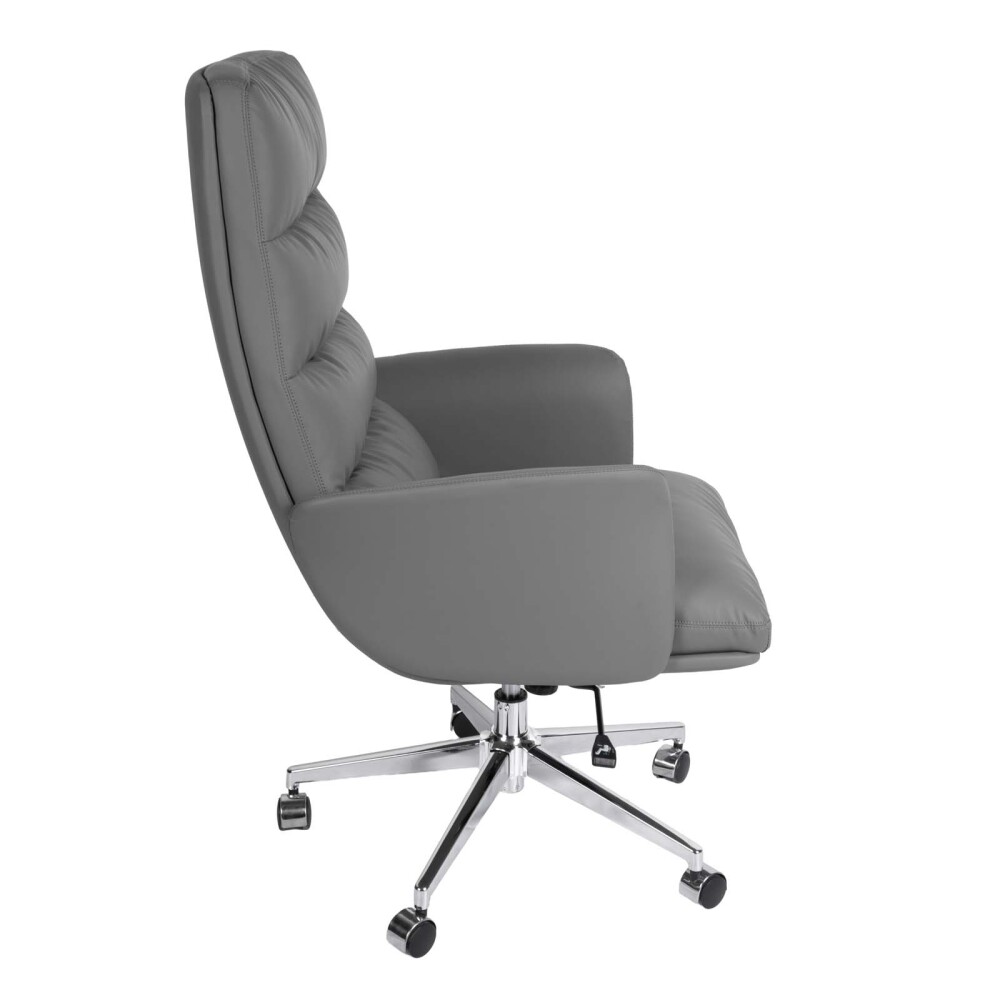 SILLA DE OFICINA GERENCIAL MALLA GRIS DEMOS