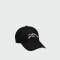 Longchamp-Gorro de algodón bordado Negro