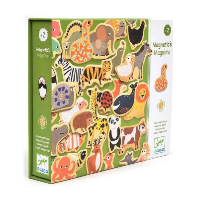 Magnimo Juego Magnético 36 Animales De Madera Djeco Magnimo Juego Magnético 36 Animales De Madera Djeco