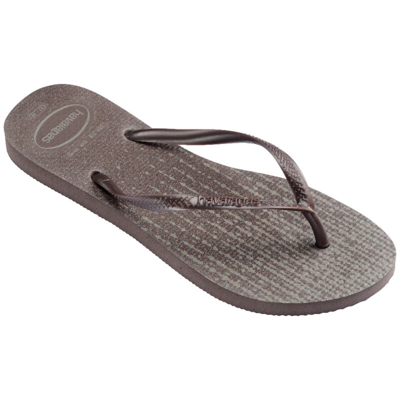 Sandalias de Mujer Havaianas Slim Gloss Gris
