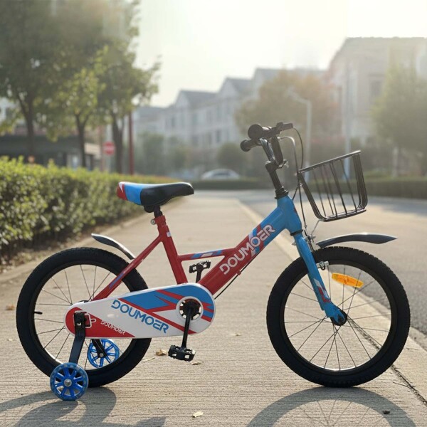 Bicicleta Infantil Doumoer R16 Canasto Parrilla Guardabarros Rojo 1