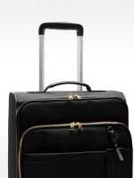 Maleta De Viaje De Nylon Con Colgante negro