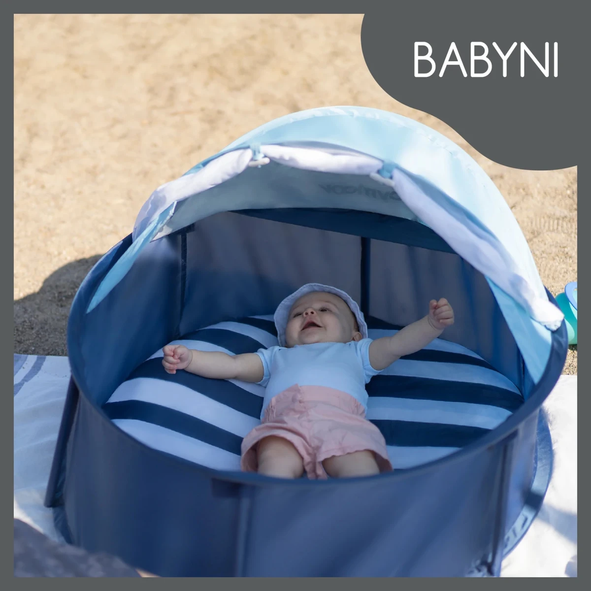 Carpa tienda anti-uv Babyni marinero 