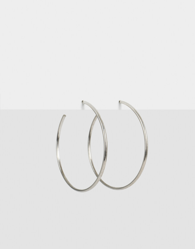 Aros Argollas De metal Argollas De Metal - Plateado