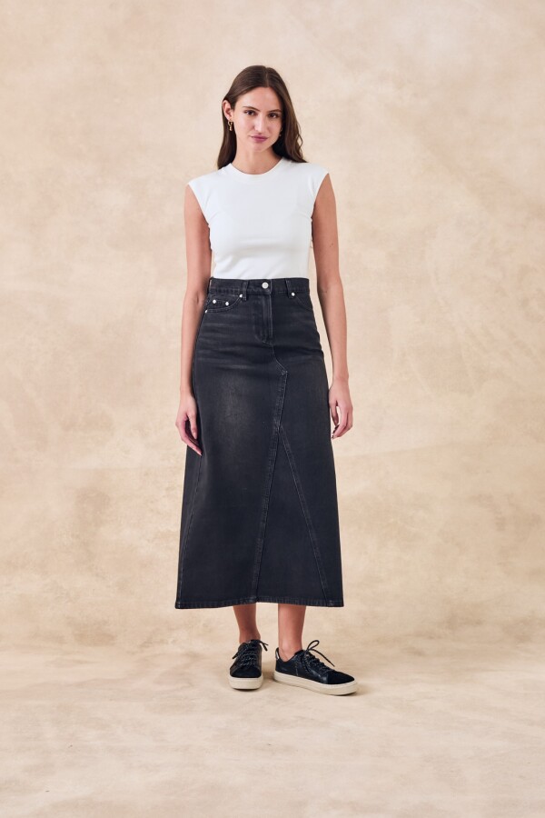 New Midi Skirt Gris