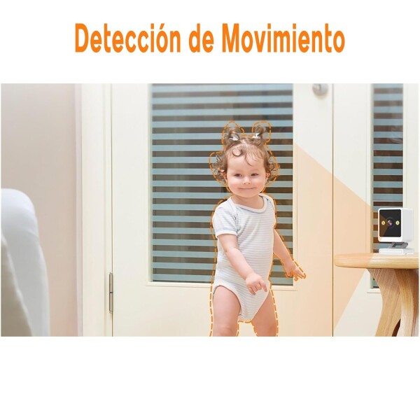 Cámara Seguridad Wifi HD Vision Nocturna Interior Microfono Variante Color Blanco