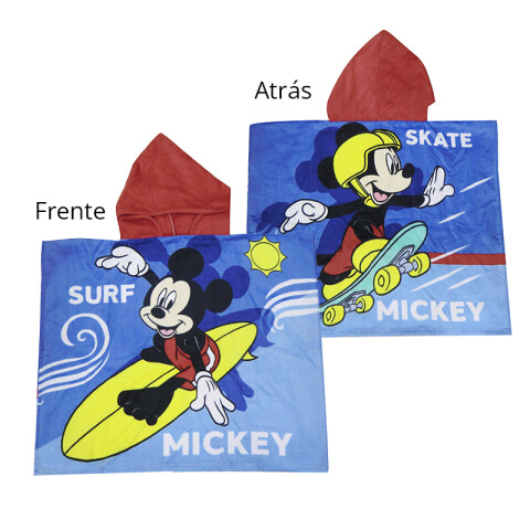Bata Poncho de Baño Infantil Mickey y Minnie U