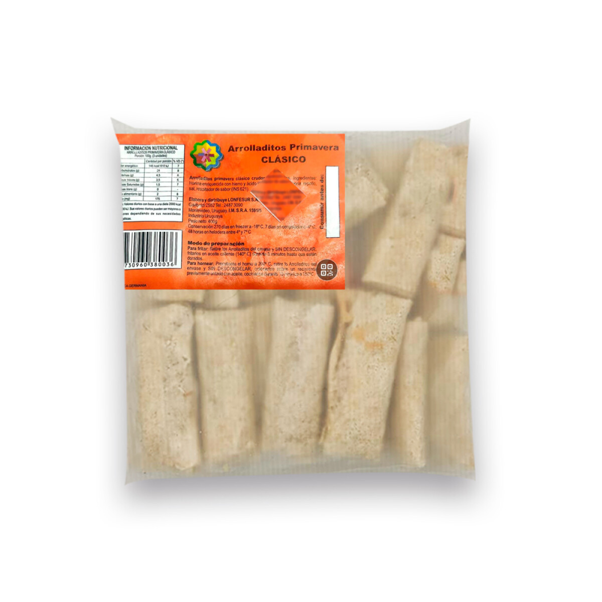 Arrolladitos Copetin Hunan Clasico X 20 Unid. 