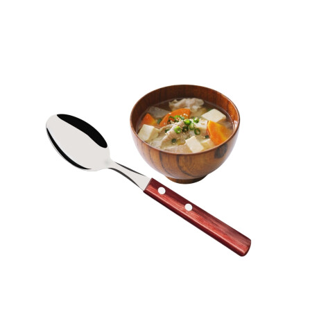 Cuchara Mesa Polywood Acero Inoxidable Tramontina Cuchara Mesa Polywood Acero Inoxidable Tramontina