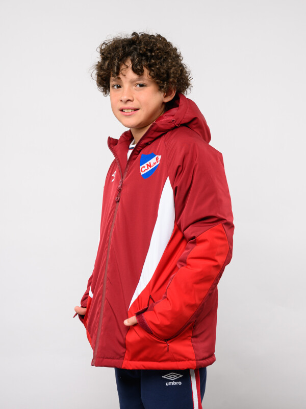 Campera Zone Nacional Junior Beige, ordeaux