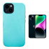 Carcasa Celular Funda Protector Case Silicona Para iPhone 13 Variante Color Verde