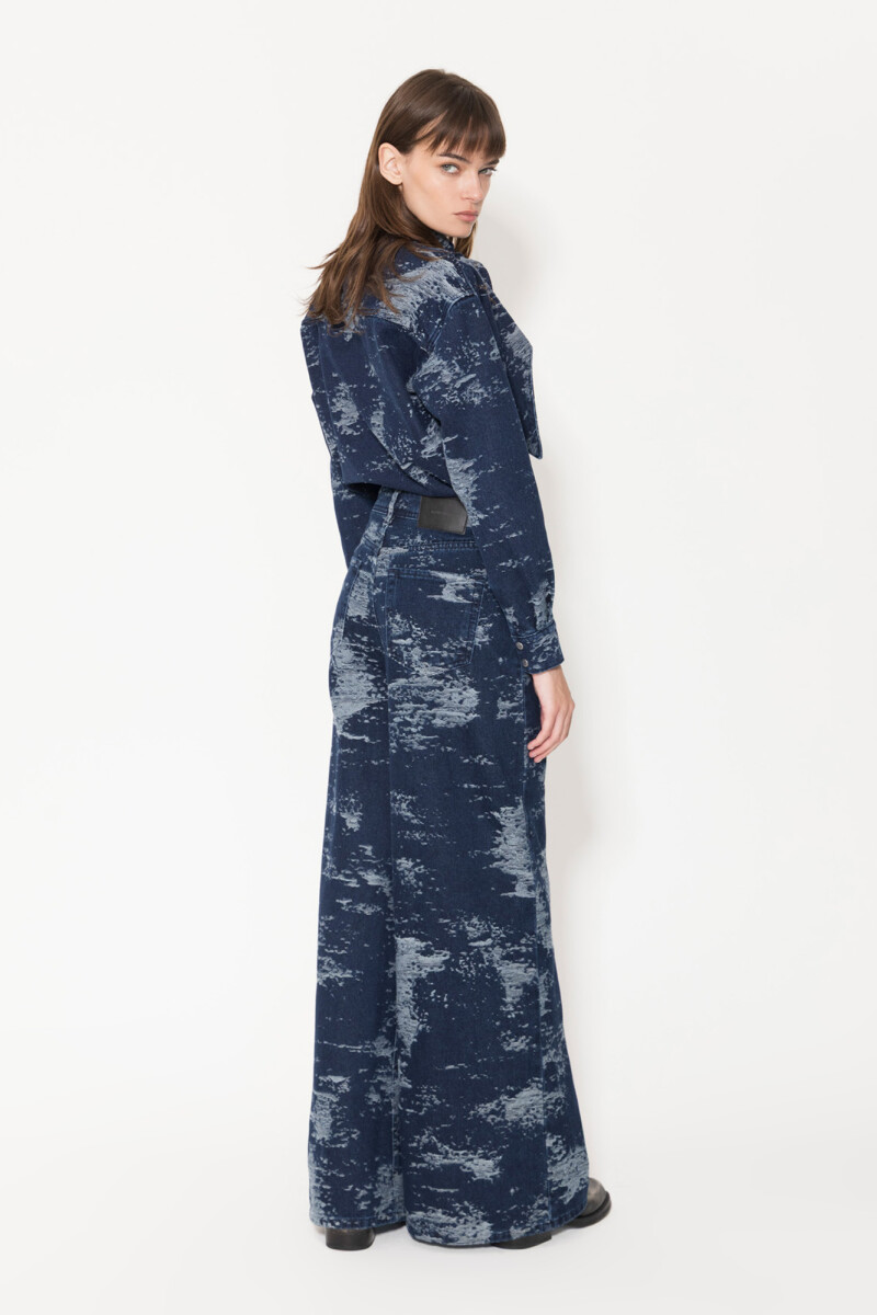 PANTALON COMBAT Azul