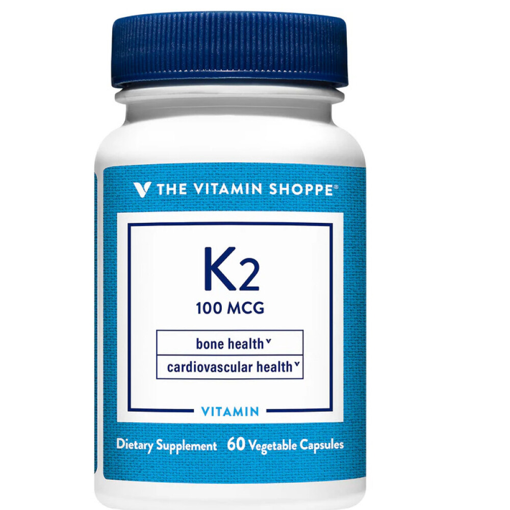 VIT. K2 100 MCG VIT. SHOPPE FR. X 60 CAP única