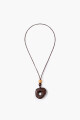 Collar boho chocolate