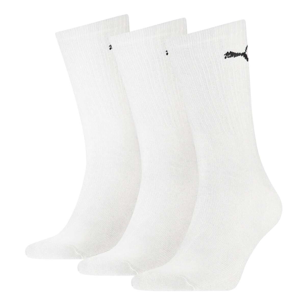 Medias Puma Sport 3-Pack Unisex - Blanco 