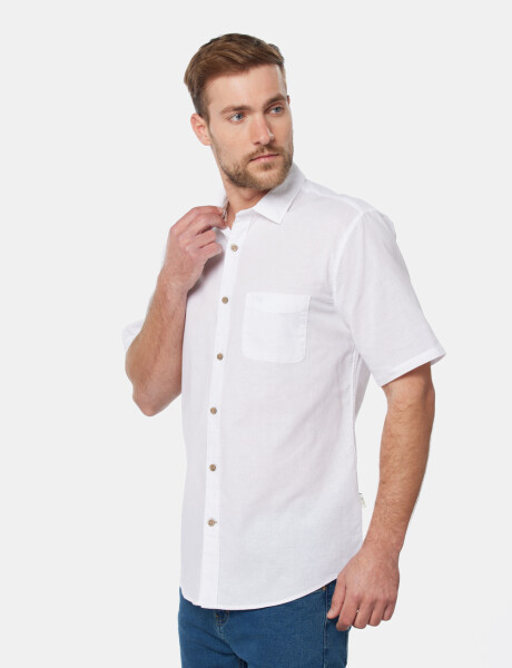 CAMISA DE LINO Blanco