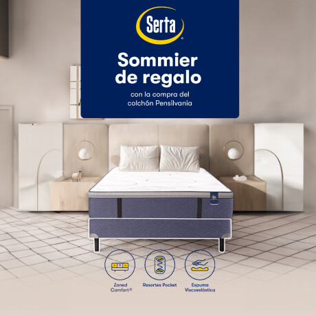 Conjunto Sommier Pensilvania - Extra King 2.00 x 2.00