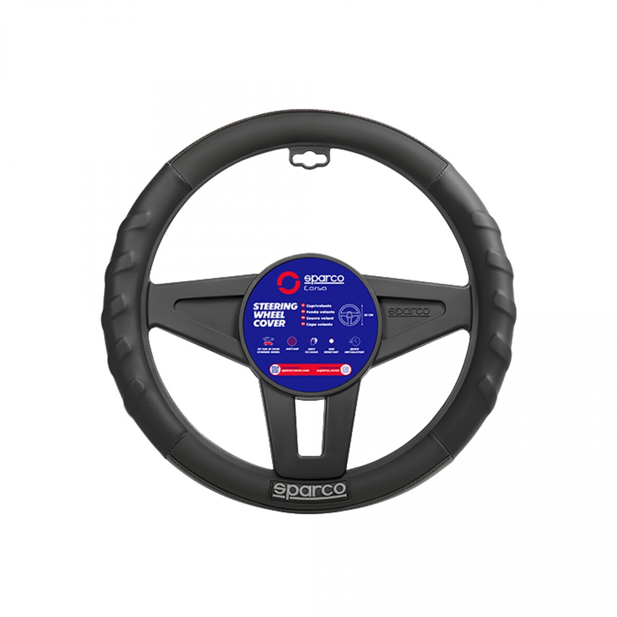 Sparco Cubre Volante - Negro 