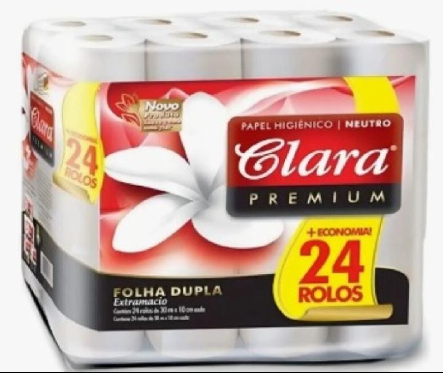 Ph Clara 24 rollos x 30 metros Doble Hoja 