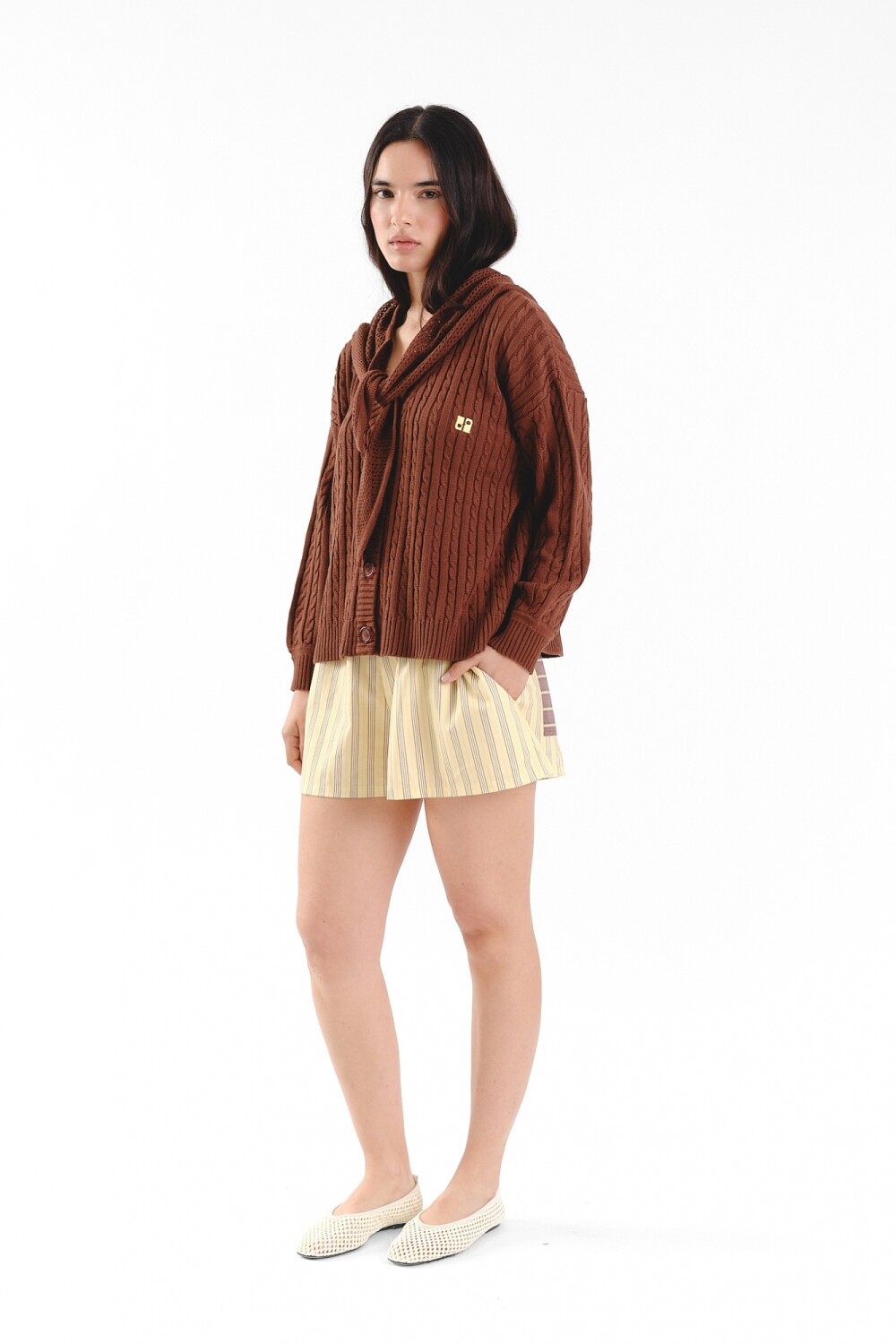 Cardigan Comodín Chocolate