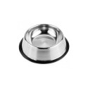 PLATO PARA MASCOTA HUELLAS PLATA