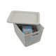 Caja organizadora simil ratá 5L BLANCO