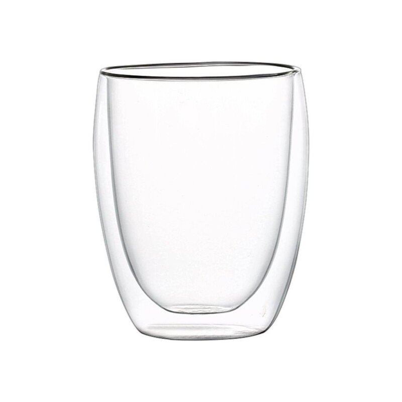 Set 2 Vasos Doble Pared Varenna 350 ml SET 2 VASOS DOBLE PARED 350ML BOROSILICATO VARENNA