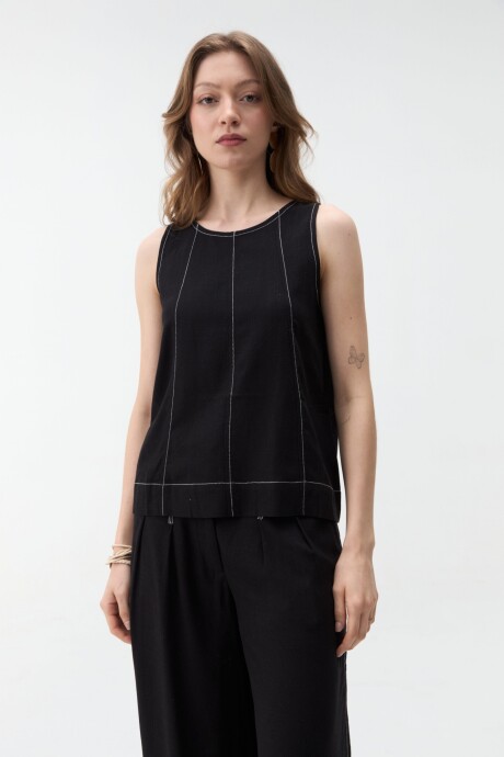 MUSCULOSA RAIZA Negro
