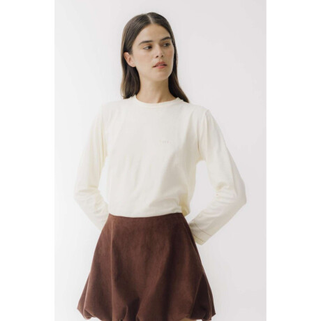 Tshirt Longa FW23 Manteca