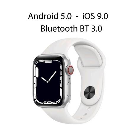 Smartwatch Reloj Inteligente BT A9 ProMax 2 Mallas Silicona Blanco