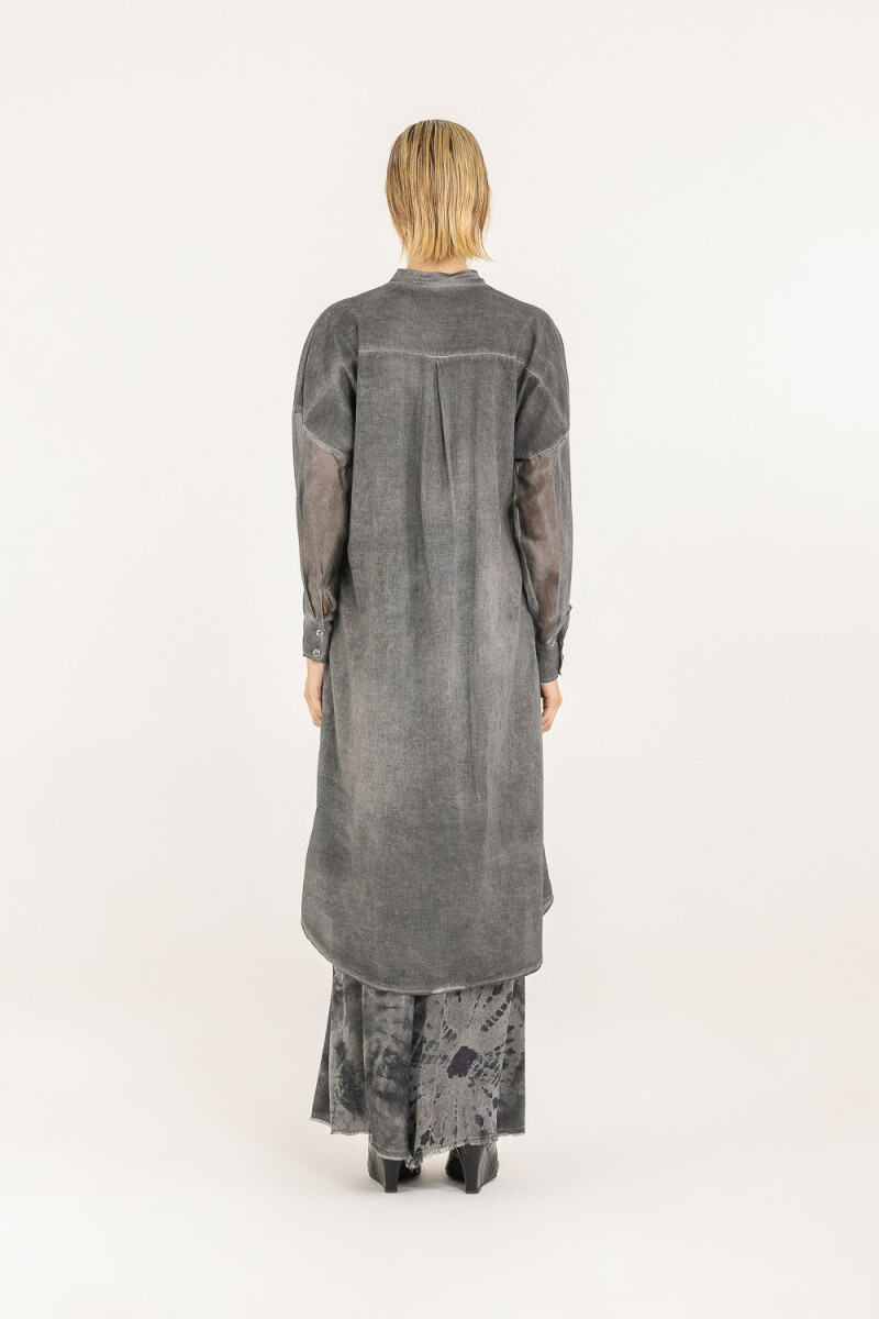 CAMISA LARGA Gris