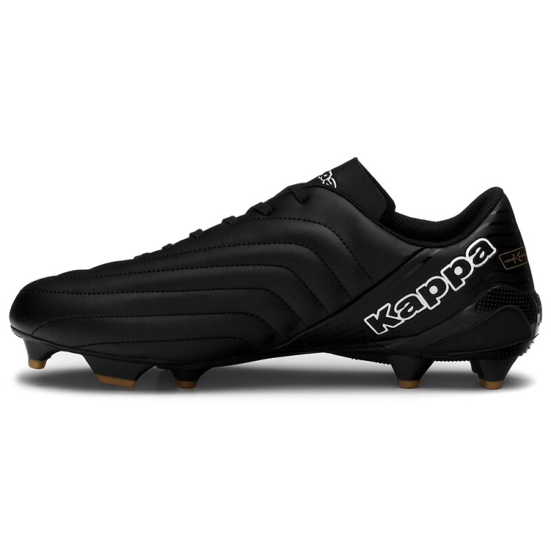 Zapatillas Fútbol Player Base Fg - Hombre Black/white/yellow Gold Rich