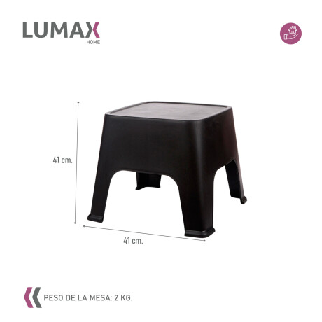 Mesa de exterior Skarpo Banqueta Plastico Sunset Negro