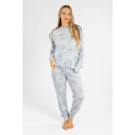 Pijama bow blue Celeste