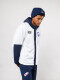 Campera De Polar Explor Nacional Hombre Blanco, Azul Marino