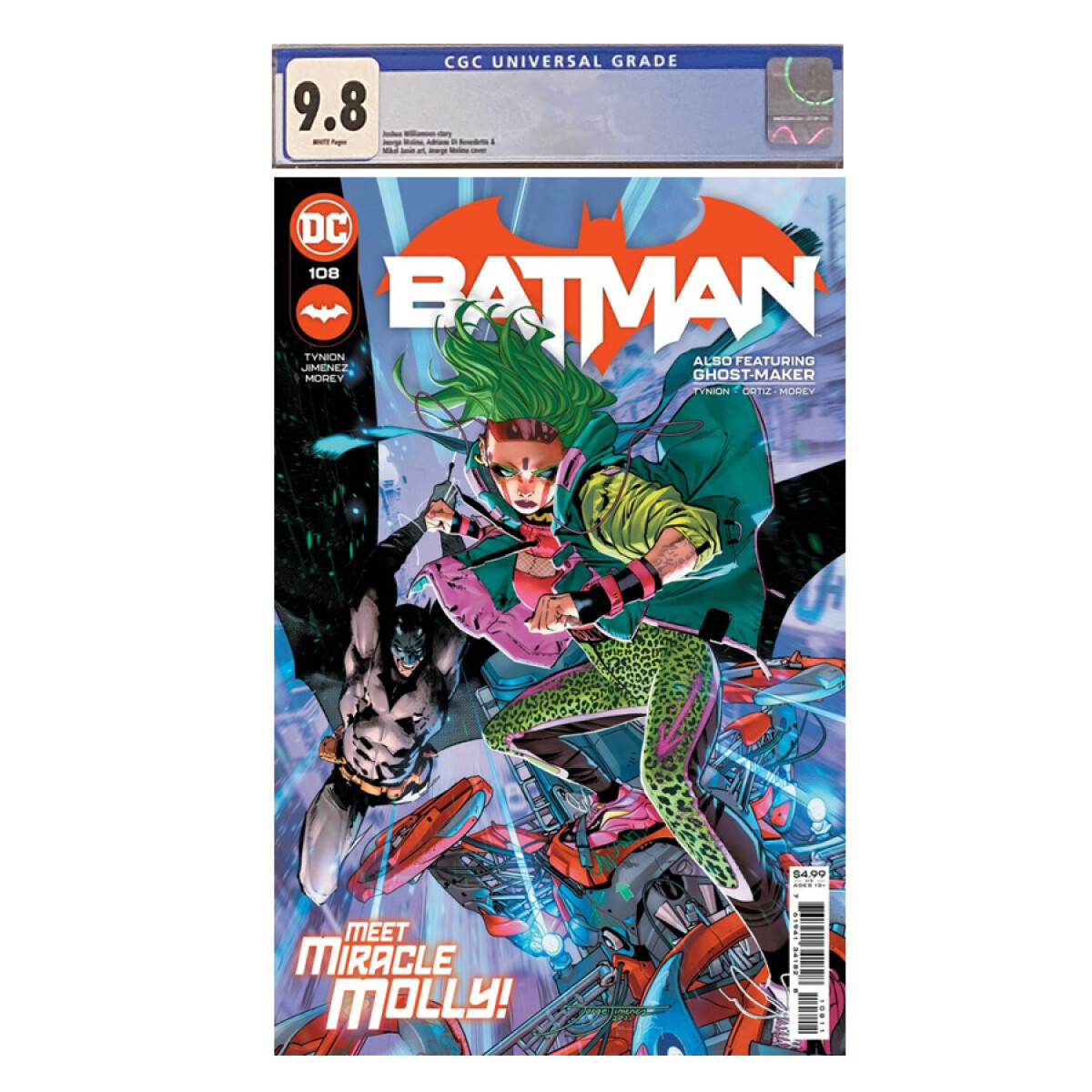 CGC Universal Grade Comic - Batman Ghost-Maker · Batman #108 