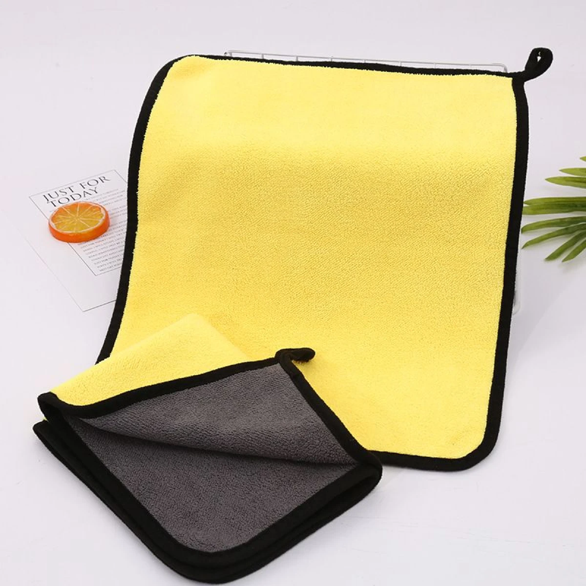 Toalla De Microfibra Gruesa Absorbente 40cm x 40cm 