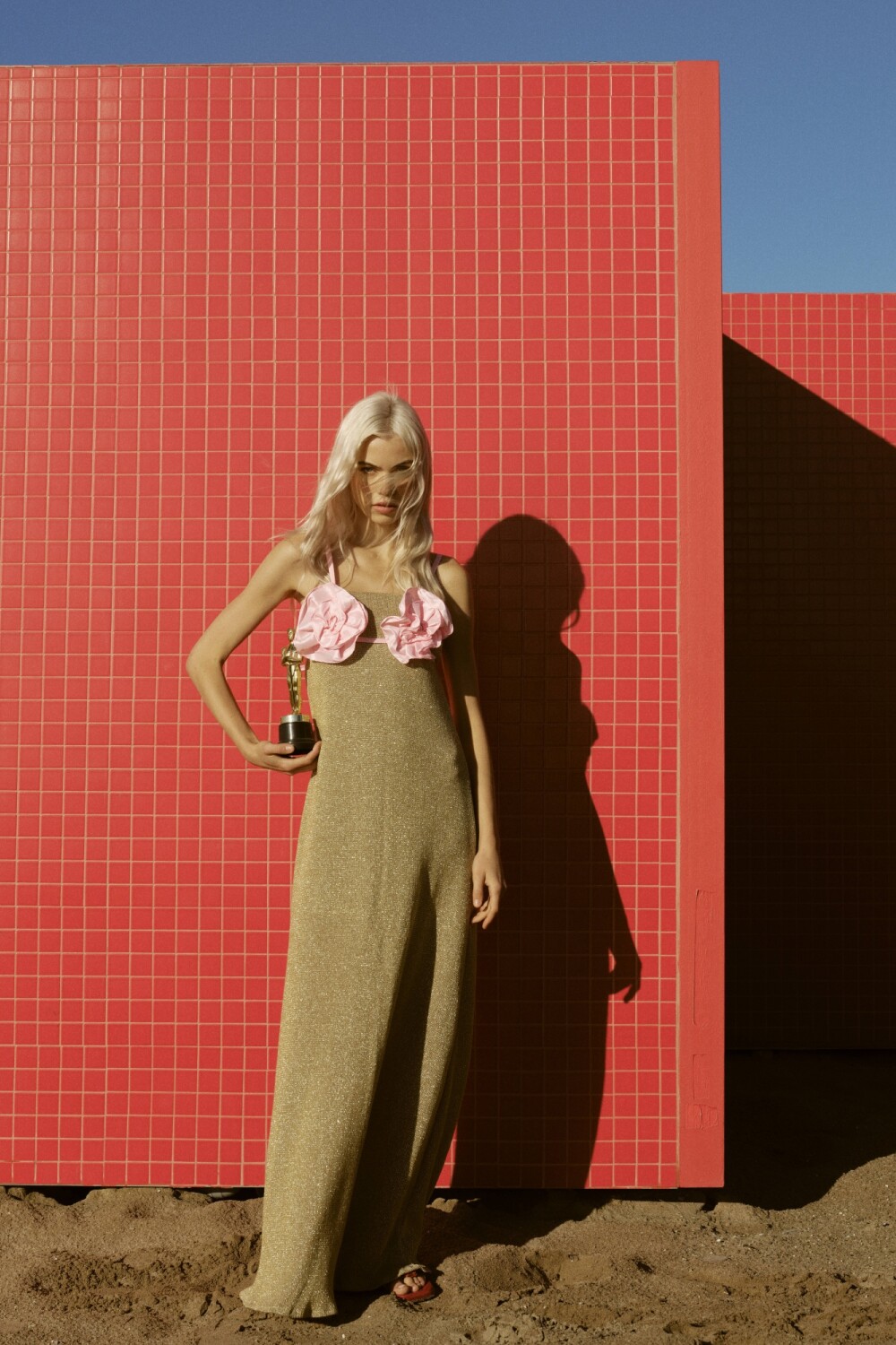 Iconic Dress Rosado / Dorado