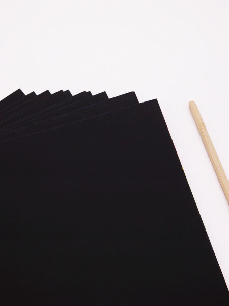 SCRATEN SET X 10PC NEGRO