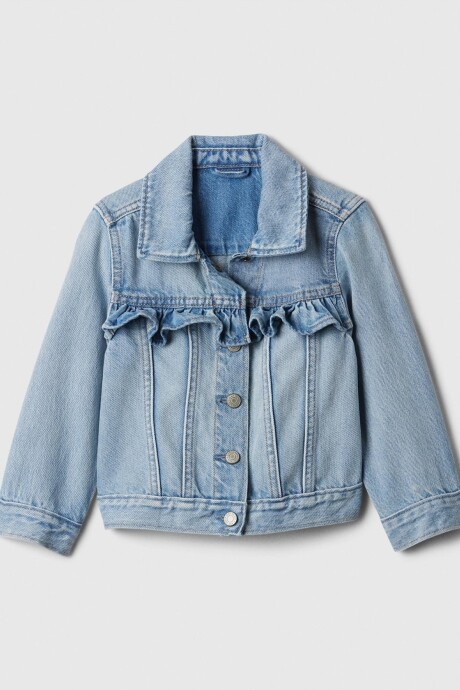 Campera De Jean Toddler Niña Light Wash