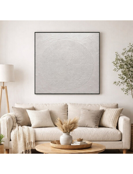 CUADRO CANVAS 80x80cm MARCO PINTURA FORMAS 2 CUADRO CANVAS 80x80cm MARCO PINTURA FORMAS 2