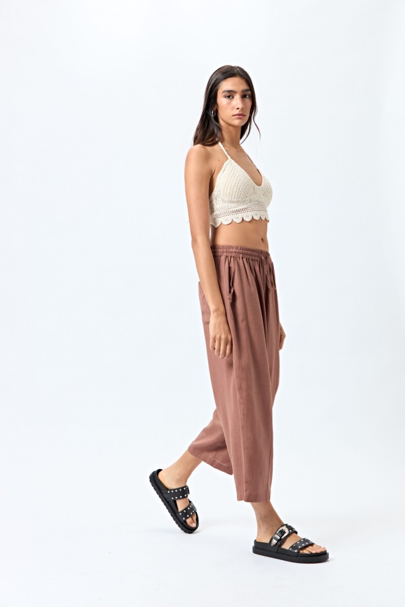 PANTALON FINNIAN Marron