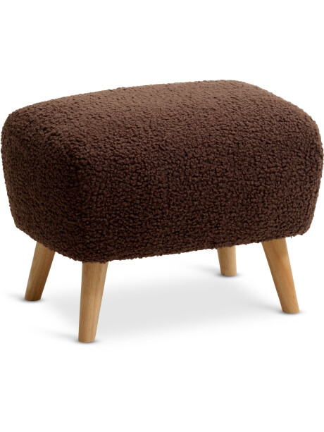 Puf VILDSUND 52x41 tela bouclé marrón Puf VILDSUND 52x41 tela bouclé marrón