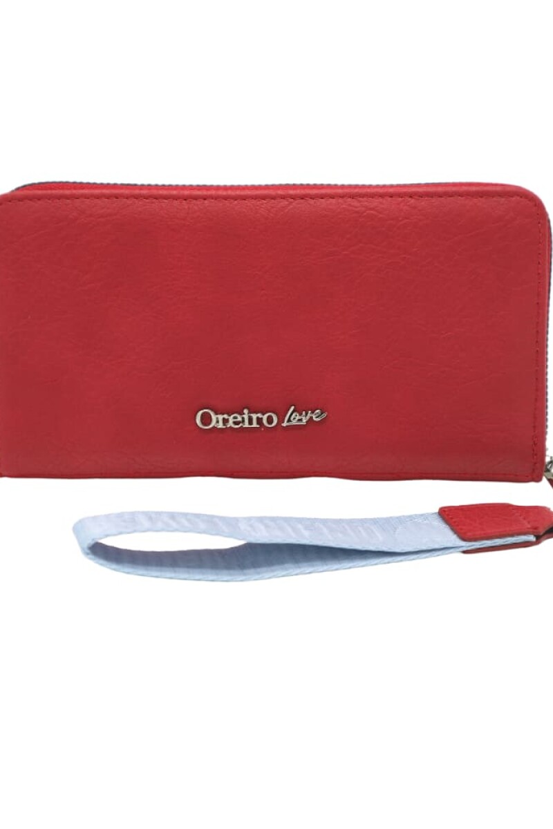 Billetera Las Oreiro Rojo