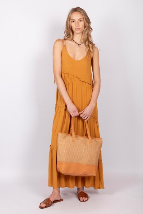 Vestido Vika Mostaza